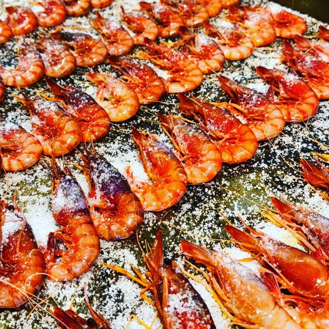 Gamba roja a la plancha